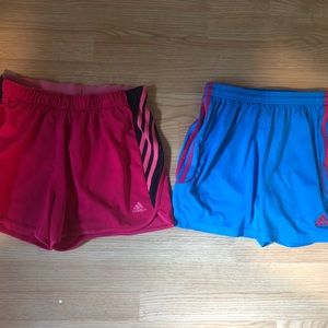 Adidas neon shorts